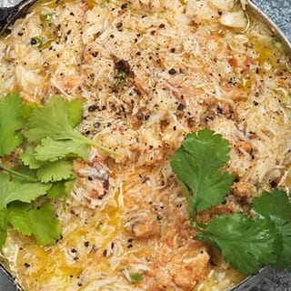 Butter Garlic Crab With Pav