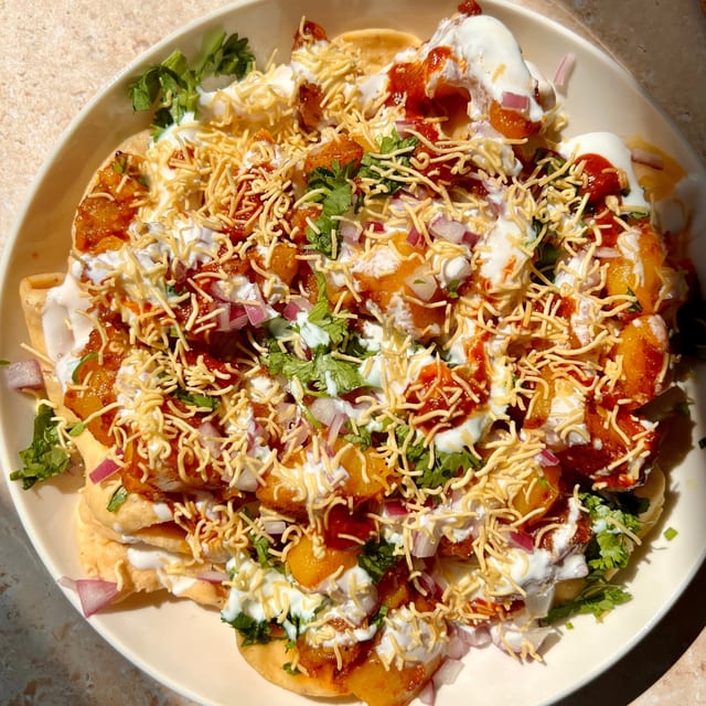 Samosa Chaat.